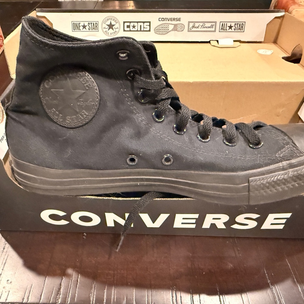 Converse All Star Black Canvas Sneakers